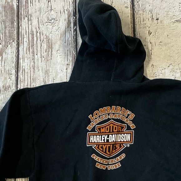 Kids Harley - Davidson Motorcycles Staten Island Hoodie Sweatshirt - Picture 7 of 8